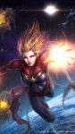 Captain Marvel Animated Poster Movie