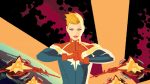 Captain Marvel Animated Poster Wallpaper