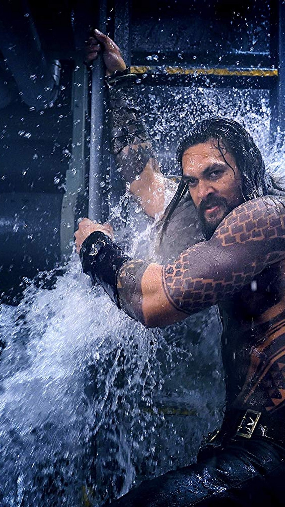 Aquaman 2018 iPhone 7 Wallpaper with resolution 1080x1920 pixel. You can make this wallpaper for your Mac or Windows Desktop Background, iPhone, Android or Tablet and another Smartphone device