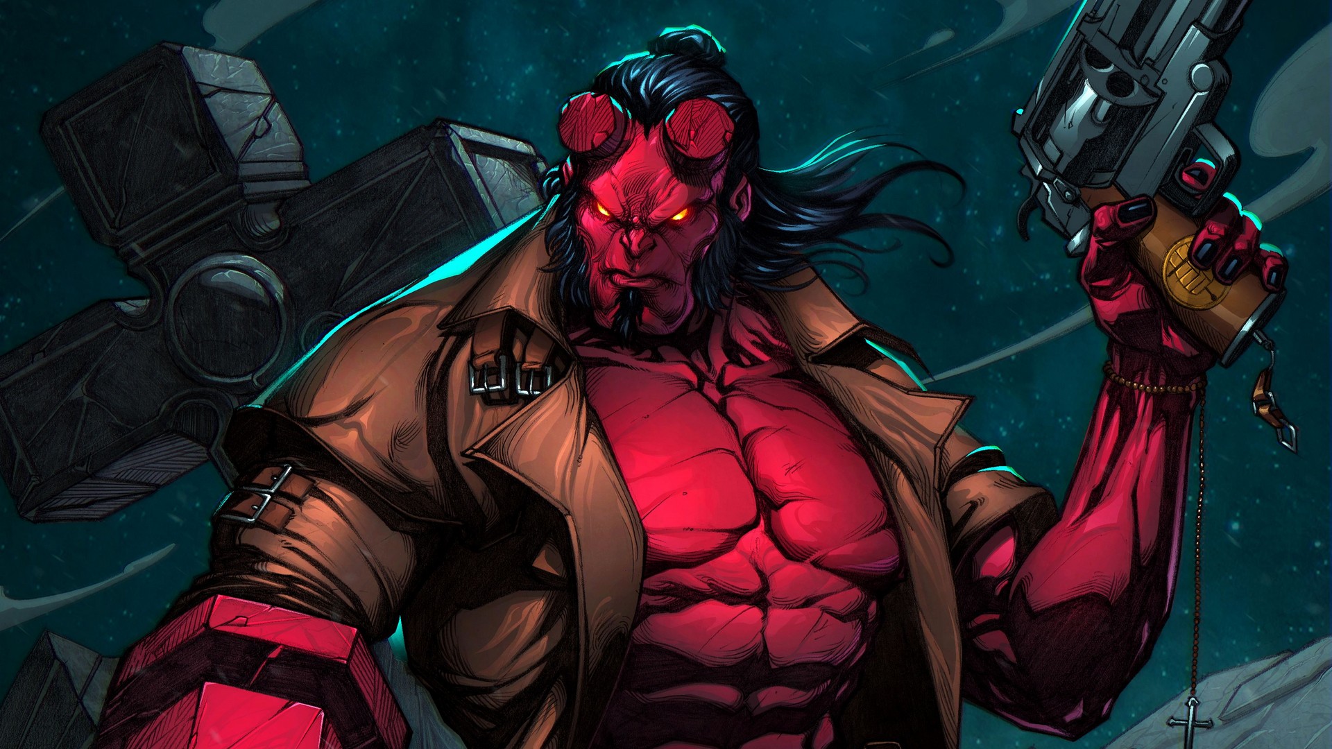 Hellboy 2019 Trailer Wallpaper with high-resolution 1920x1080 pixel. You can use this poster wallpaper for your Desktop Computers, Mac Screensavers, Windows Backgrounds, iPhone Wallpapers, Tablet or Android Lock screen and another Mobile device