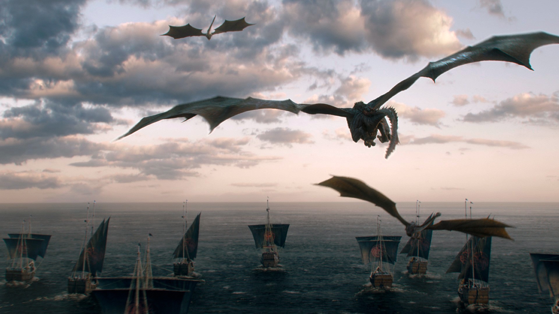 Game of Thrones Dragons Wallpaper For Desktop with high-resolution 1920x1080 pixel. You can use this poster wallpaper for your Desktop Computers, Mac Screensavers, Windows Backgrounds, iPhone Wallpapers, Tablet or Android Lock screen and another Mobile device