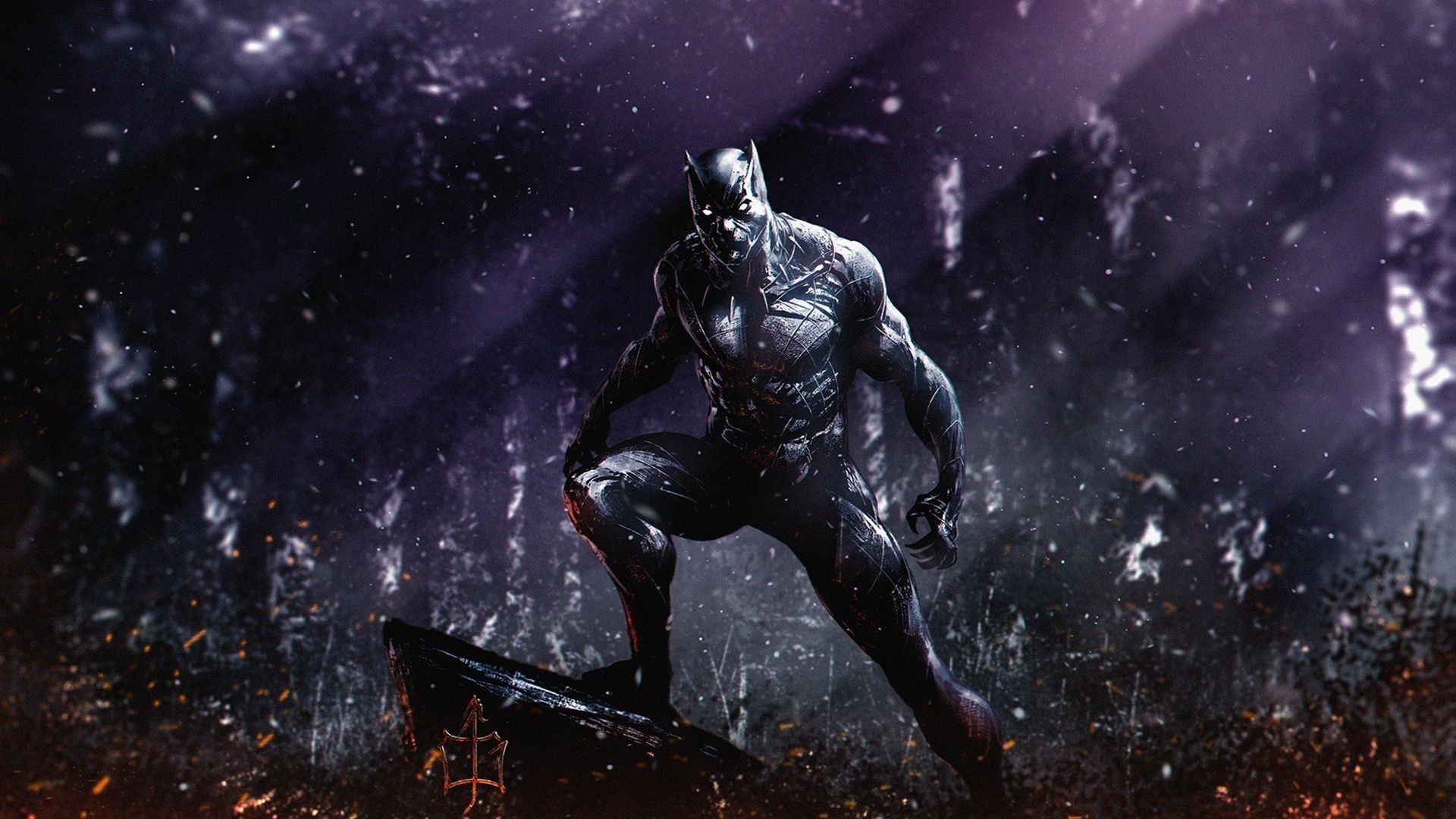 Black Panther Superhero Wallpaper HD with high-resolution 1920x1080 pixel. You can use this poster wallpaper for your Desktop Computers, Mac Screensavers, Windows Backgrounds, iPhone Wallpapers, Tablet or Android Lock screen and another Mobile device